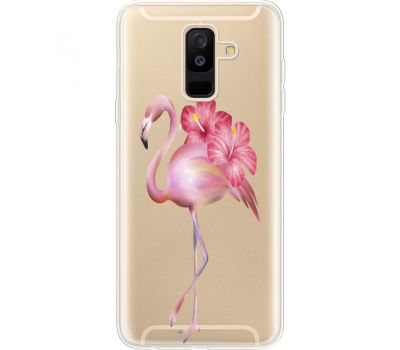 Силіконовий чохол BoxFace Samsung A605 Galaxy A6 Plus 2018 Floral Flamingo (35017-cc12)