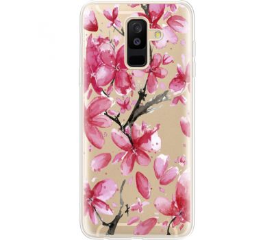 Силіконовий чохол BoxFace Samsung A605 Galaxy A6 Plus 2018 Pink Magnolia (35017-cc37)