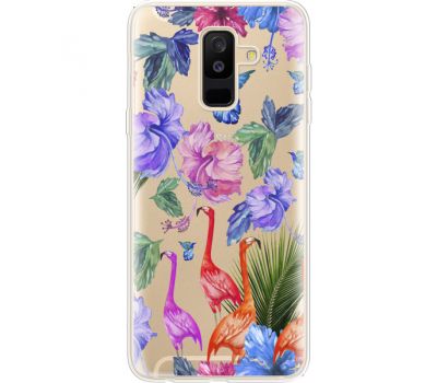 Силіконовий чохол BoxFace Samsung A605 Galaxy A6 Plus 2018 Flamingo (35017-cc40)
