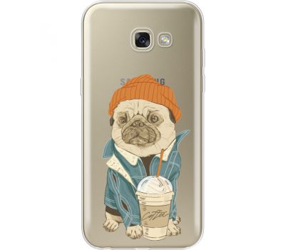 Силіконовий чохол BoxFace Samsung A520 Galaxy A5 2017 Dog Coffeeman (35047-cc70)