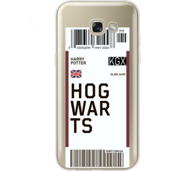 Силіконовий чохол BoxFace Samsung A520 Galaxy A5 2017 Ticket Hogwarts (35047-cc91)