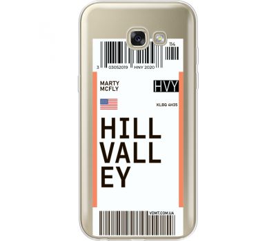 Силіконовий чохол BoxFace Samsung A520 Galaxy A5 2017 Ticket Hill Valley (35047-cc94)