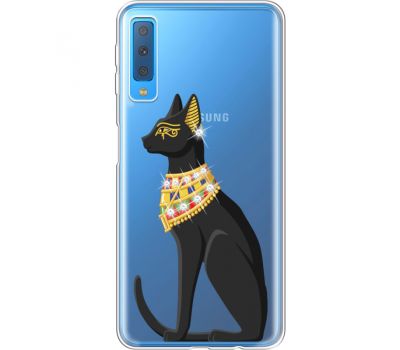 Силіконовий чохол BoxFace Samsung A750 Galaxy A7 2018 Egipet Cat (935483-rs8)