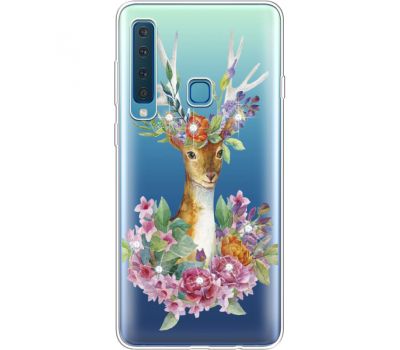 Силіконовий чохол BoxFace Samsung A920 Galaxy A9 2018 Deer with flowers (935646-rs5)