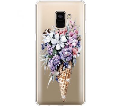 Силіконовий чохол BoxFace Samsung A730 Galaxy A8 Plus (2018) Ice Cream Flowers (935992-rs17)