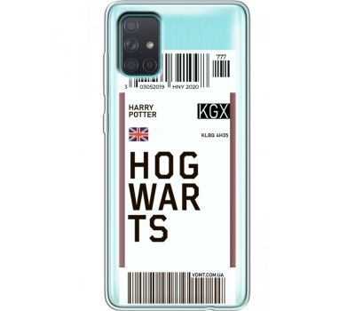 Силіконовий чохол BoxFace Samsung A715 Galaxy A71 Ticket Hogwarts (38851-cc91)