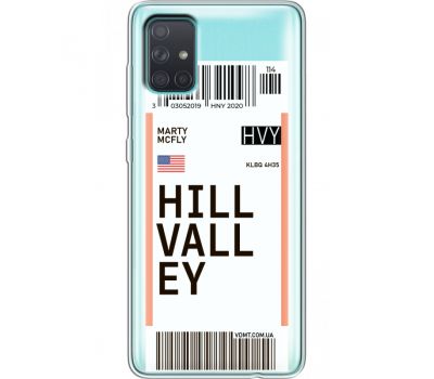 Силіконовий чохол BoxFace Samsung A715 Galaxy A71 Ticket Hill Valley (38851-cc94)