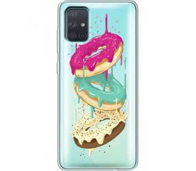 Силіконовий чохол BoxFace Samsung A715 Galaxy A71 Donuts (38851-cc7)