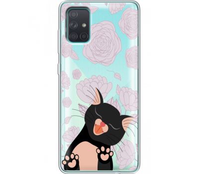 Силіконовий чохол BoxFace Samsung A715 Galaxy A71 Meow (38851-cc33)