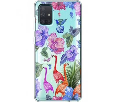 Силіконовий чохол BoxFace Samsung A715 Galaxy A71 Flamingo (38851-cc40)