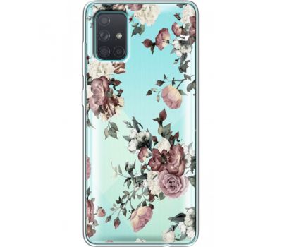 Силіконовий чохол BoxFace Samsung A715 Galaxy A71 Roses (38851-cc41)