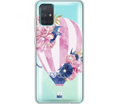 Силіконовий чохол BoxFace Samsung A715 Galaxy A71 Pink Air Baloon (938851-rs6)