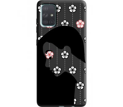 Силіконовий чохол BoxFace Samsung A715 Galaxy A71 Flower Hair (38948-bk51)