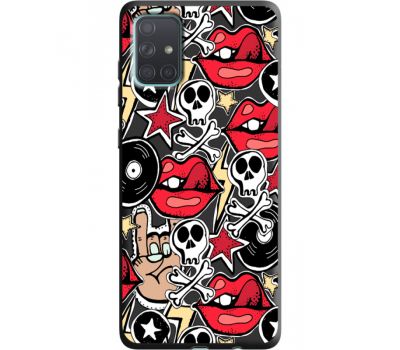 Силіконовий чохол BoxFace Samsung A715 Galaxy A71 Rock Graffiti (38948-bk57)