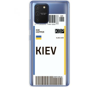 Силіконовий чохол BoxFace Samsung G770 Galaxy S10 Lite Ticket Kiev (38972-cc88)