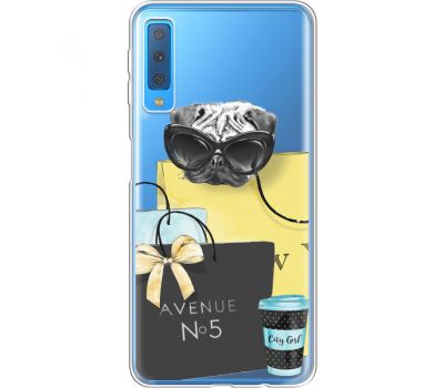 Силіконовий чохол BoxFace Samsung A750 Galaxy A7 2018 Fashion Pug (35483-cc55)