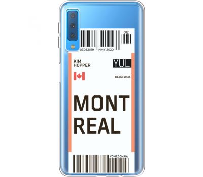 Силіконовий чохол BoxFace Samsung A750 Galaxy A7 2018 Ticket Monreal (35483-cc87)