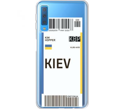 Силіконовий чохол BoxFace Samsung A750 Galaxy A7 2018 Ticket Kiev (35483-cc88)