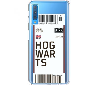 Силіконовий чохол BoxFace Samsung A750 Galaxy A7 2018 Ticket Hogwarts (35483-cc91)