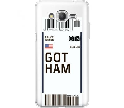 Силіконовий чохол BoxFace Samsung G530H Galaxy Grand Prime Ticket Gotham (35811-cc92)