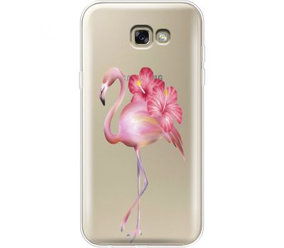 Силіконовий чохол BoxFace Samsung A720 Galaxy A7 2017 Floral Flamingo (35960-cc12)