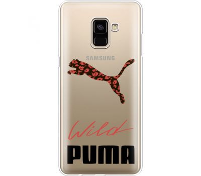 Силіконовий чохол BoxFace Samsung A730 Galaxy A8 Plus (2018) Wild Cat (35992-cc66)