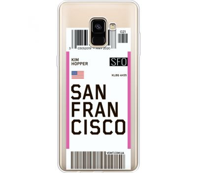 Силіконовий чохол BoxFace Samsung A730 Galaxy A8 Plus (2018) Ticket  San Francisco (35992-cc79)
