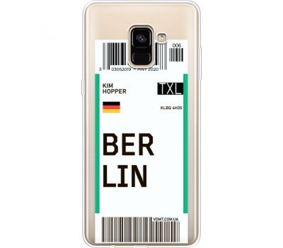 Силіконовий чохол BoxFace Samsung A730 Galaxy A8 Plus (2018) Ticket Berrlin (35992-cc80)