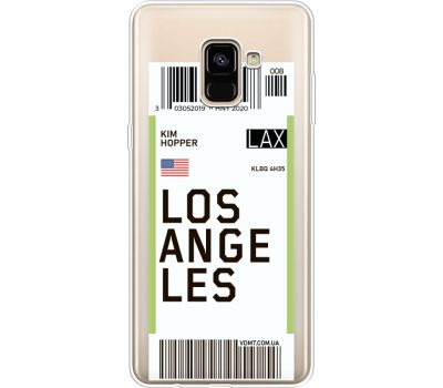 Силіконовий чохол BoxFace Samsung A730 Galaxy A8 Plus (2018) Ticket Los Angeles (35992-cc85)