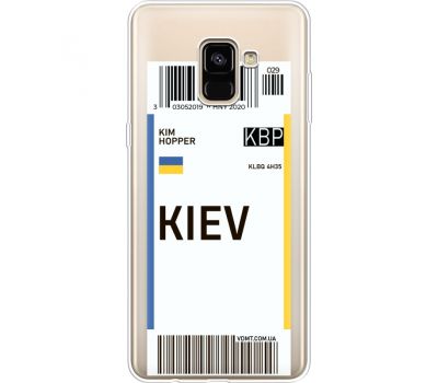 Силіконовий чохол BoxFace Samsung A730 Galaxy A8 Plus (2018) Ticket Kiev (35992-cc88)
