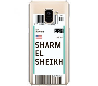 Силіконовий чохол BoxFace Samsung A730 Galaxy A8 Plus (2018) Ticket Sharmel Sheikh (35992-cc90)