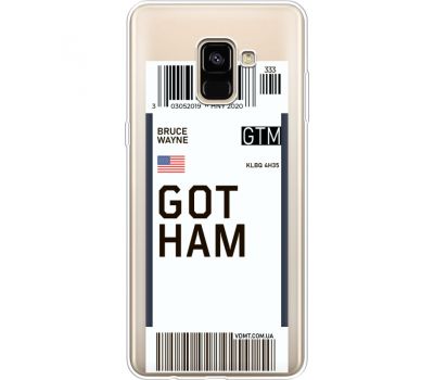 Силіконовий чохол BoxFace Samsung A730 Galaxy A8 Plus (2018) Ticket Gotham (35992-cc92)