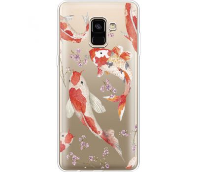 Силіконовий чохол BoxFace Samsung A730 Galaxy A8 Plus (2018) Japanese Koi Fish (35992-cc3)