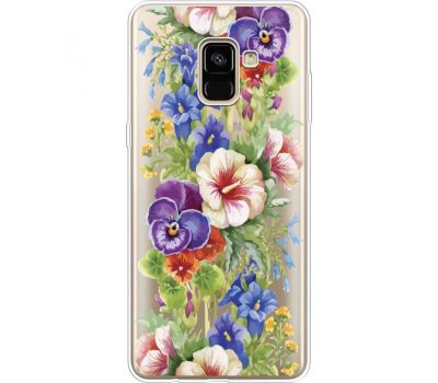 Силіконовий чохол BoxFace Samsung A730 Galaxy A8 Plus (2018) Summer Flowers (35992-cc34)