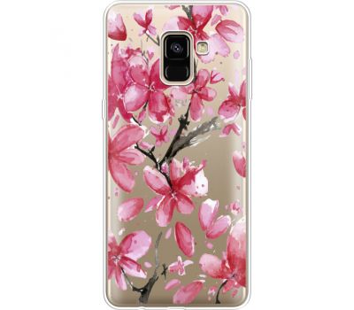 Силіконовий чохол BoxFace Samsung A730 Galaxy A8 Plus (2018) Pink Magnolia (35992-cc37)