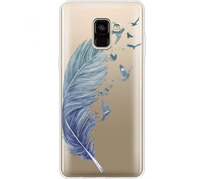 Силіконовий чохол BoxFace Samsung A730 Galaxy A8 Plus (2018) Feather (35992-cc38)