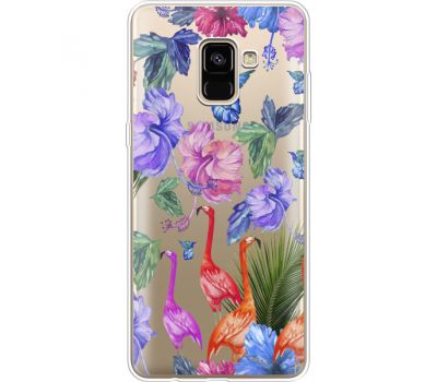 Силіконовий чохол BoxFace Samsung A730 Galaxy A8 Plus (2018) Flamingo (35992-cc40)