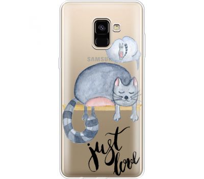 Силіконовий чохол BoxFace Samsung A730 Galaxy A8 Plus (2018) Just Love (35992-cc15)