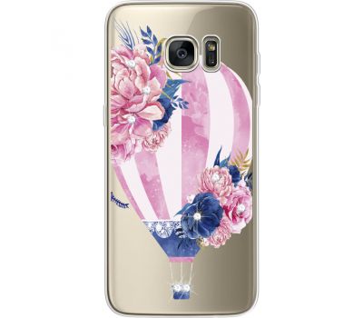 Силіконовий чохол BoxFace Samsung G935 Galaxy S7 Edge Pink Air Baloon (935048-rs6)