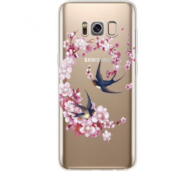 Силіконовий чохол BoxFace Samsung G950 Galaxy S8 Swallows and Bloom (935049-rs4)
