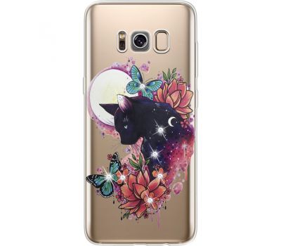 Силіконовий чохол BoxFace Samsung G950 Galaxy S8 Cat in Flowers (935049-rs10)