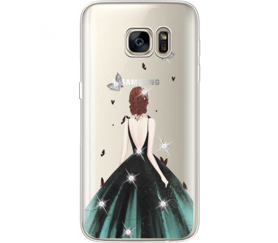 Силіконовий чохол BoxFace Samsung G930 Galaxy S7 Girl in the green dress (935495-rs13)