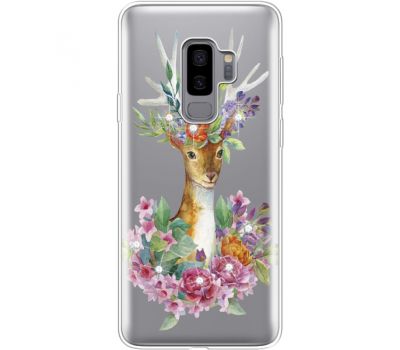 Силіконовий чохол BoxFace Samsung G965 Galaxy S9 Plus Deer with flowers (935749-rs5)
