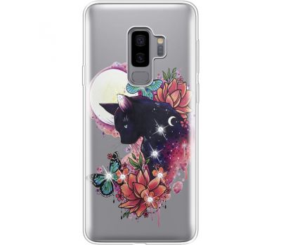 Силіконовий чохол BoxFace Samsung G965 Galaxy S9 Plus Cat in Flowers (935749-rs10)