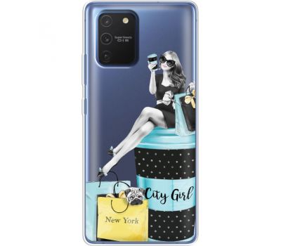 Силіконовий чохол BoxFace Samsung G770 Galaxy S10 Lite City Girl (38972-cc56)