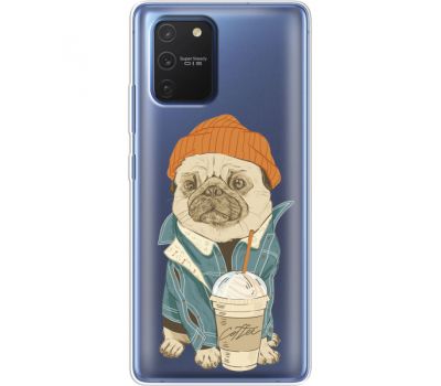 Силіконовий чохол BoxFace Samsung G770 Galaxy S10 Lite Dog Coffeeman (38972-cc70)