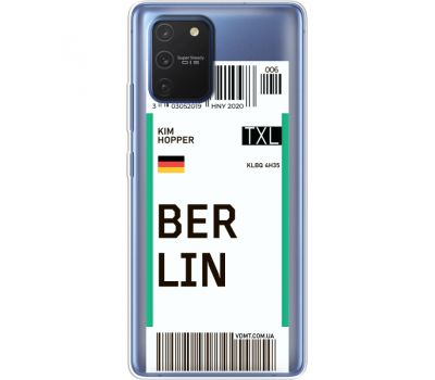 Силіконовий чохол BoxFace Samsung G770 Galaxy S10 Lite Ticket Berrlin (38972-cc80)