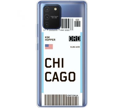 Силіконовий чохол BoxFace Samsung G770 Galaxy S10 Lite Ticket Chicago (38972-cc82)
