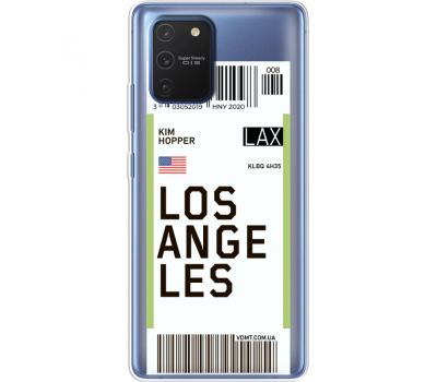 Силіконовий чохол BoxFace Samsung G770 Galaxy S10 Lite Ticket Los Angeles (38972-cc85)