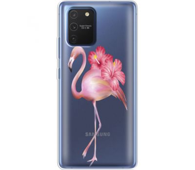 Силіконовий чохол BoxFace Samsung G770 Galaxy S10 Lite Floral Flamingo (38972-cc12)